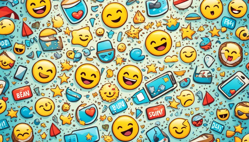 Using emojis in Instagram captions
