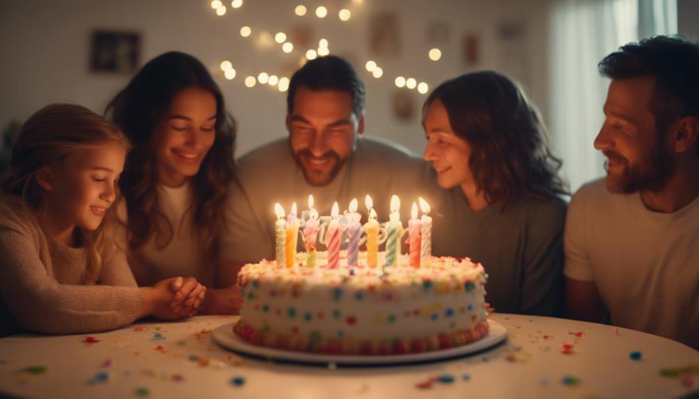 celebrating family birthdays together