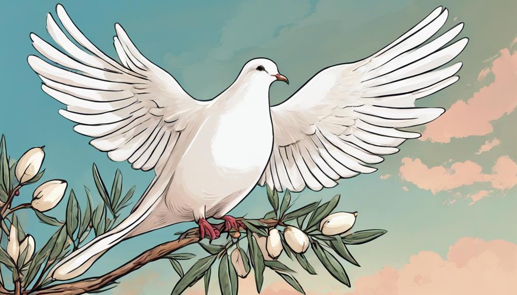 doves represent peace symbolically