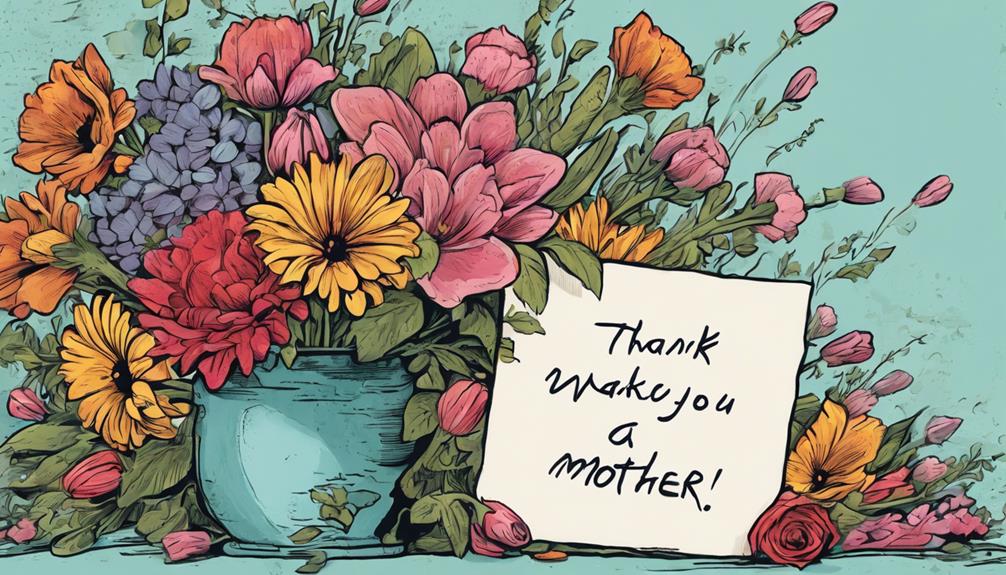 gratitude for motherhood expressed