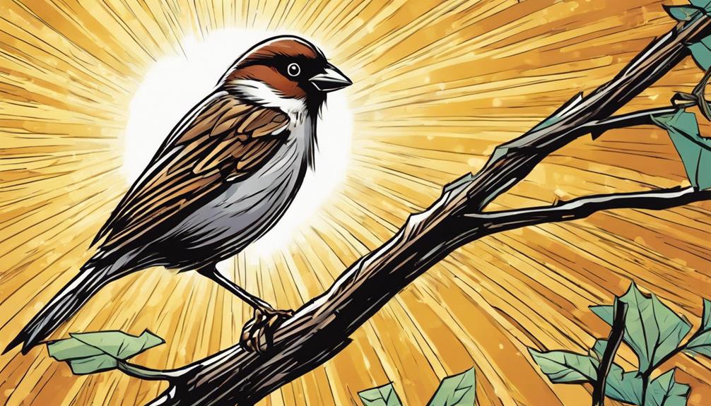 symbolism of sparrows in christianity