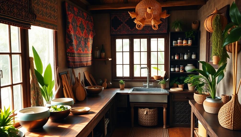 authentic indonesian kitchen decor