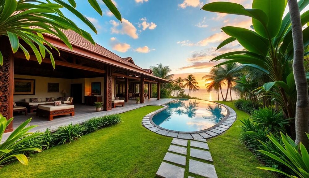 luxurious balinese style home