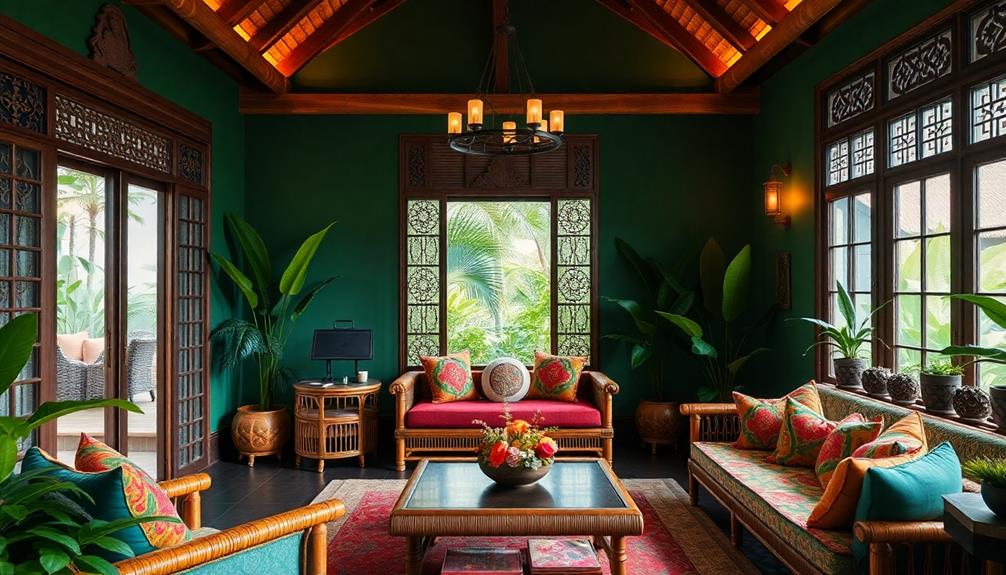 vibrant balinese color palette