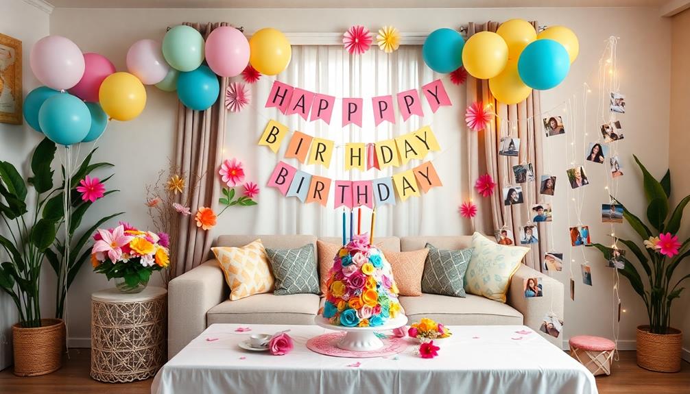 creative homemade birthday decor