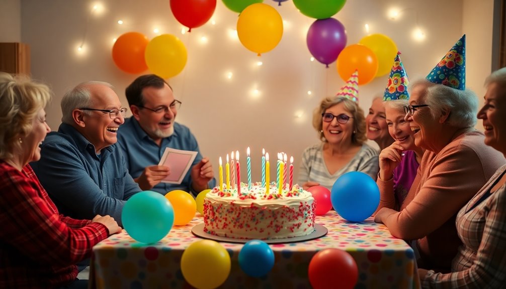 aging with birthday laughter