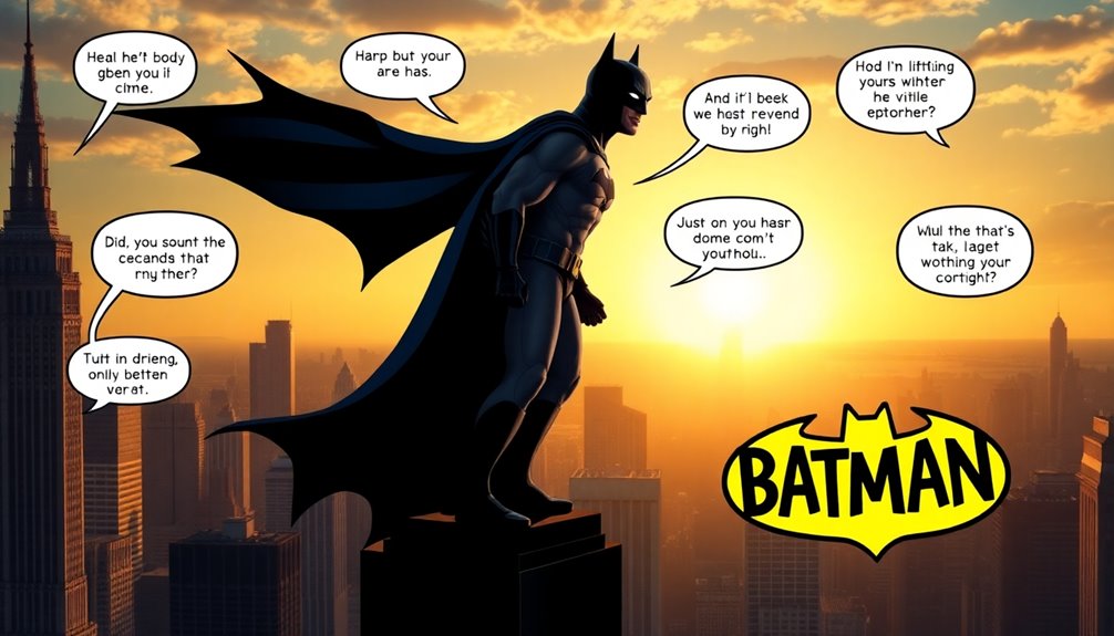 batman s humorous quips collection