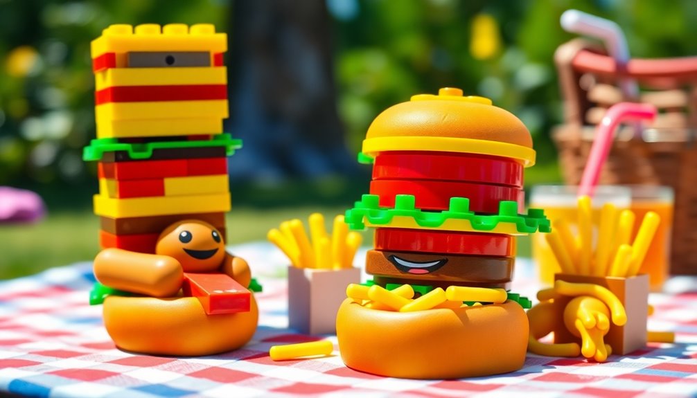 lego themed food humor