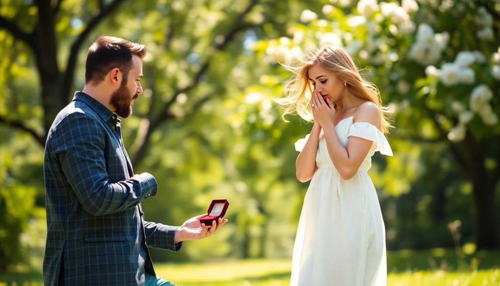 memorable proposal reaction moment