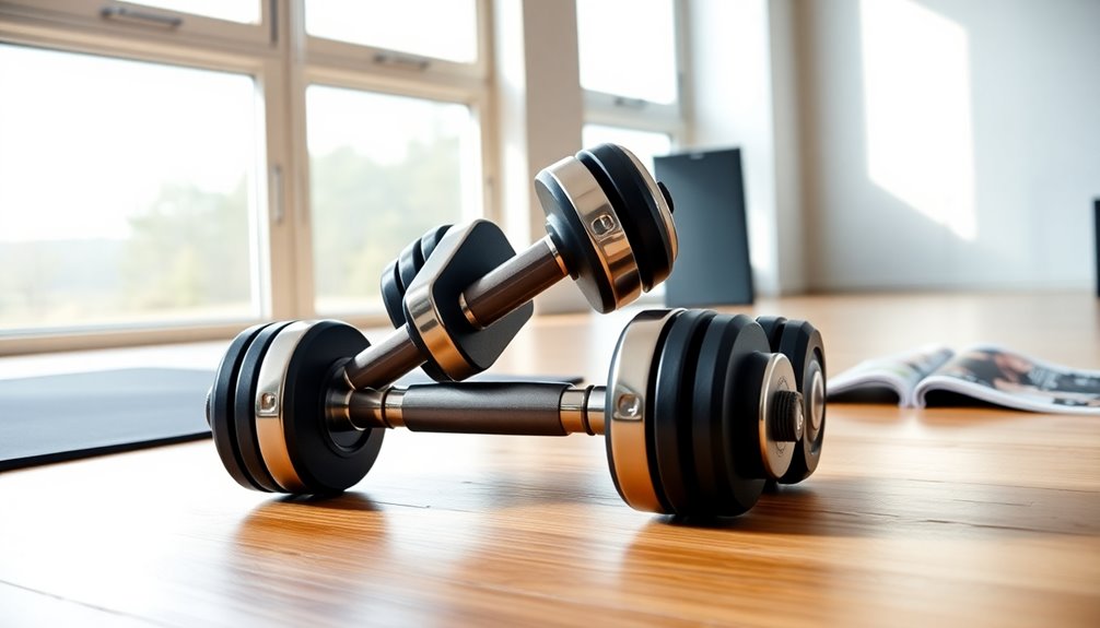 adjustable dumbbell selection criteria