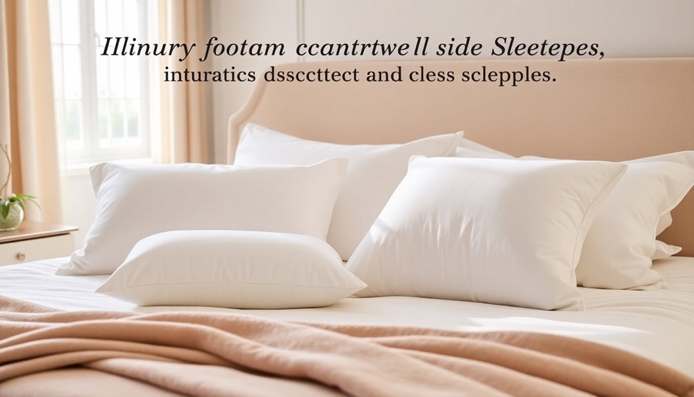 pillow selection for side sleepers