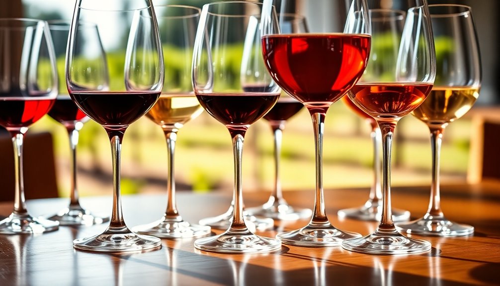 selecting ideal wine glasses