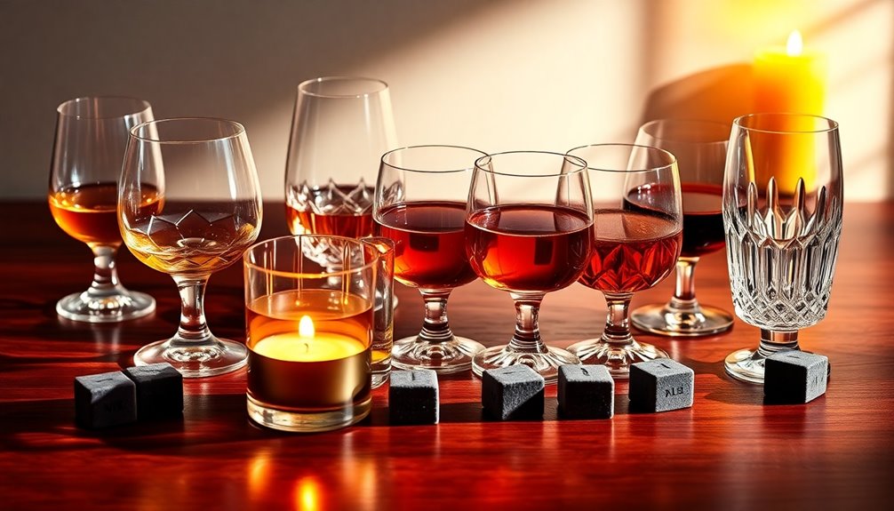 selecting the right whiskey glasses