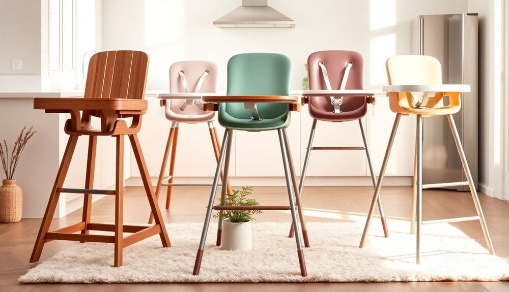 top safe stylish high chairs