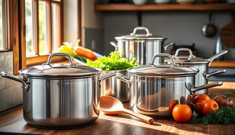 top stainless steel cookware