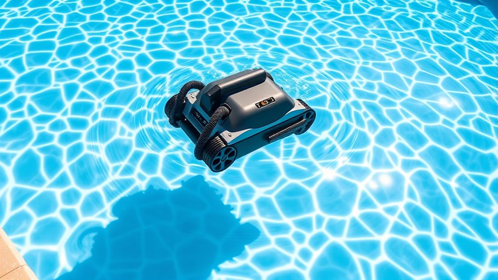 automatic energy efficient pool cleaning
