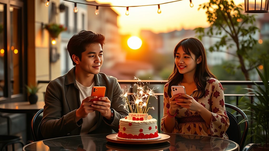 celebrate milestones virtually together