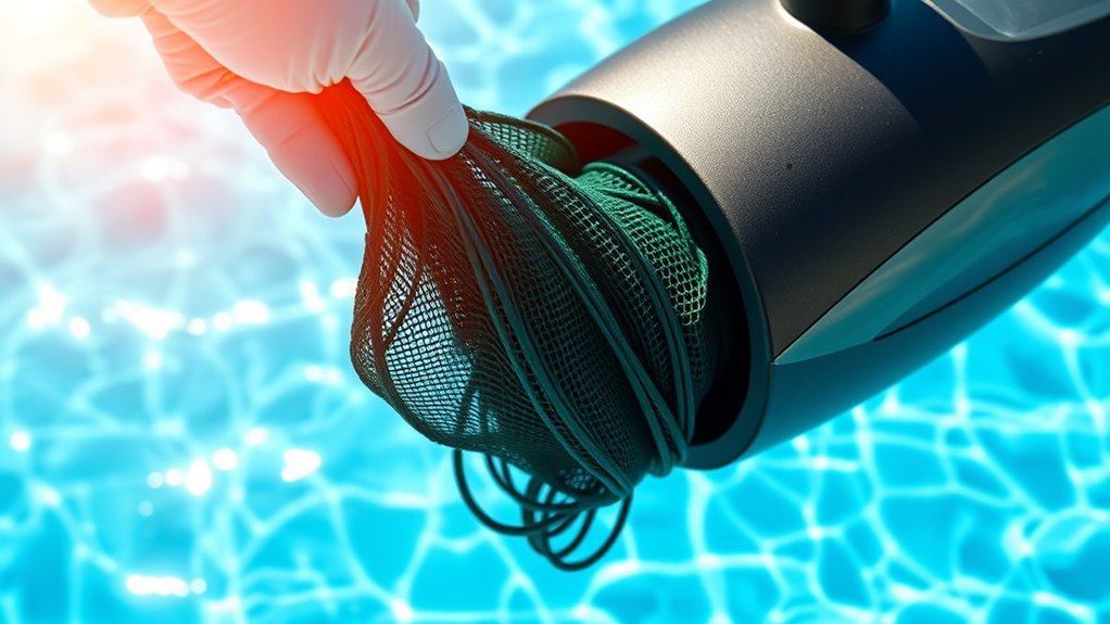 changing pool cleaner bags