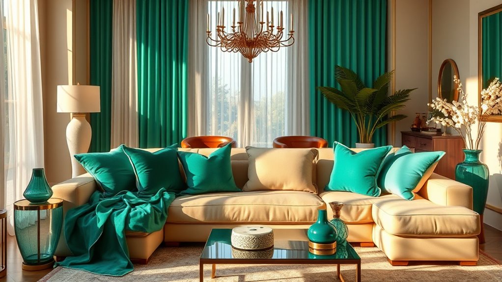 colorful living room refresh