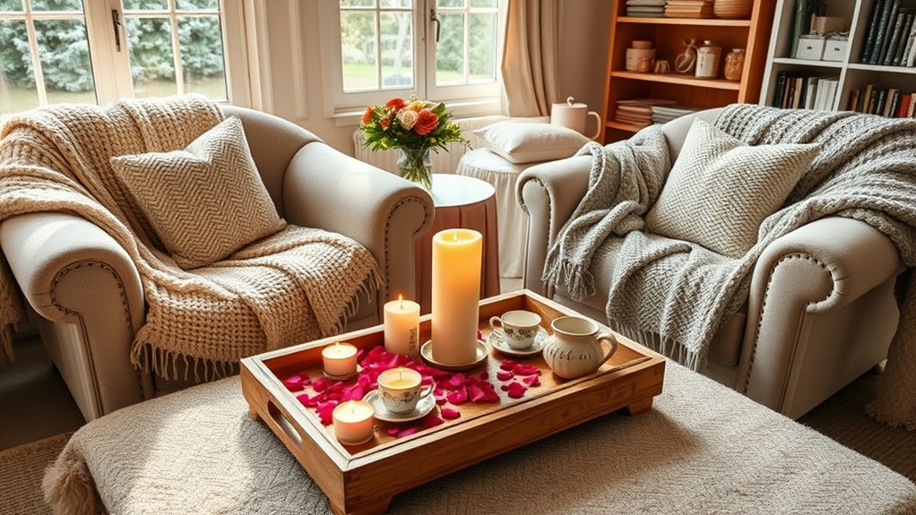 create relaxing spa atmosphere