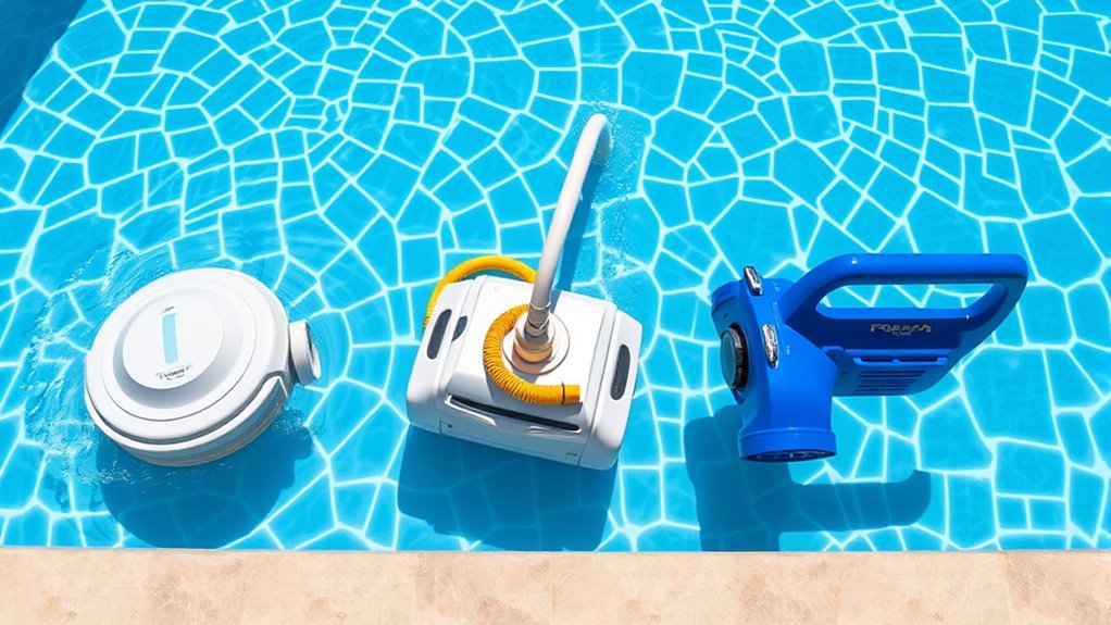efficient robotic pool cleaning
