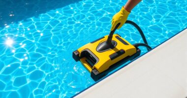 install and operate suction cleaner