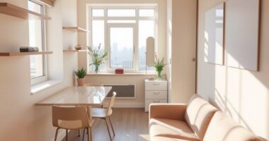 maximizing tiny apartment space