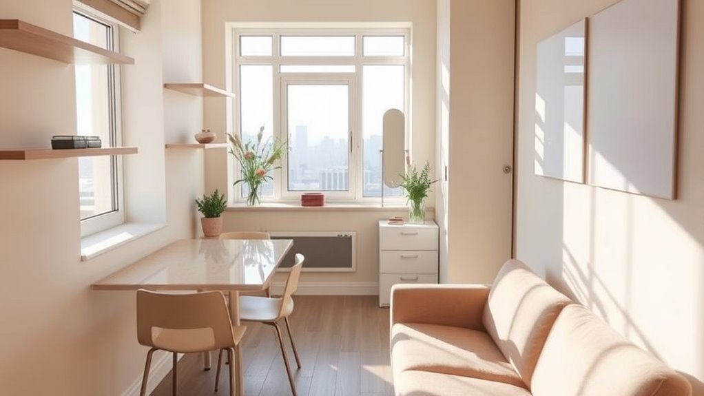 maximizing tiny apartment space