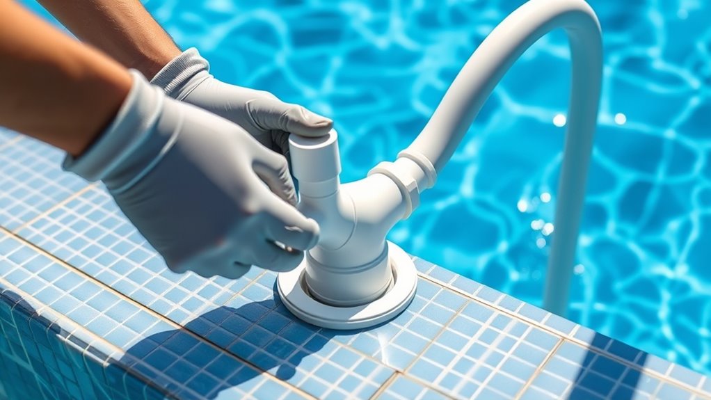 proper suction pool cleaner installation