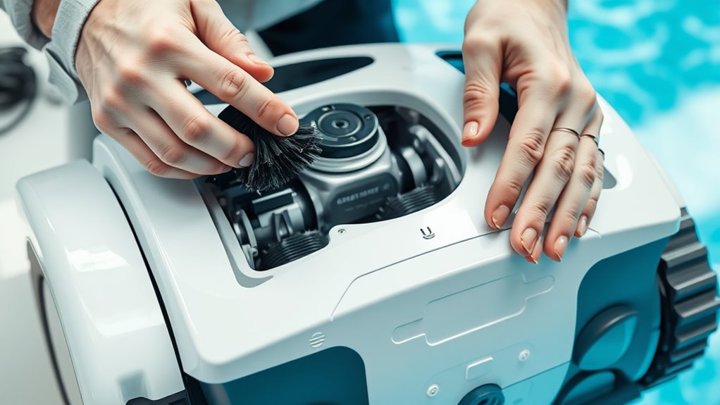 replace worn robotic parts regularly