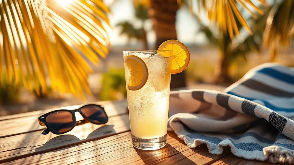 summer relaxation and refreshment