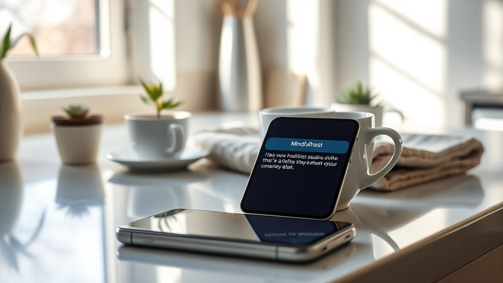 use reminders to stay present