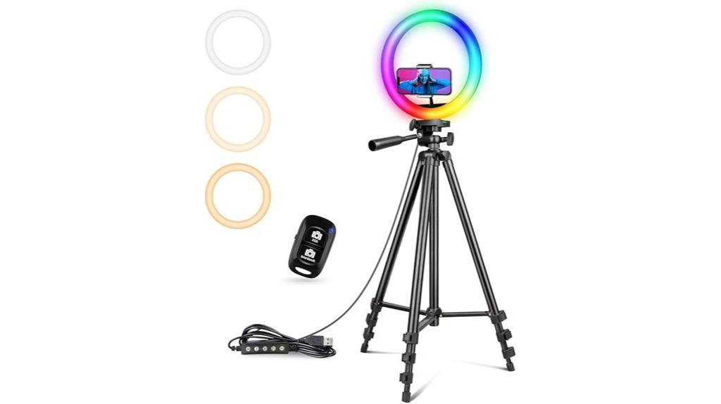 12 inch rgb ring light