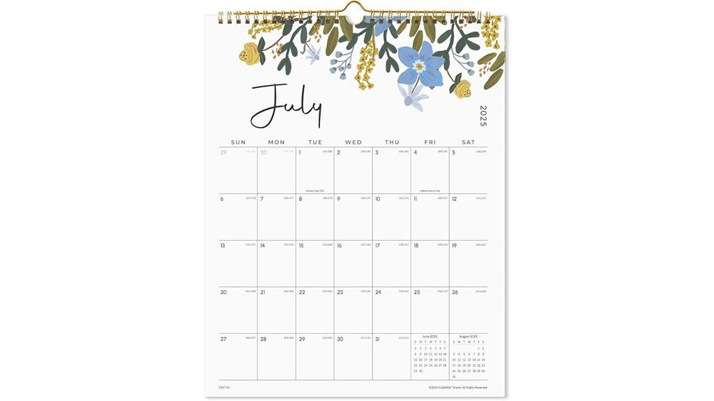 2025 2026 wall calendar