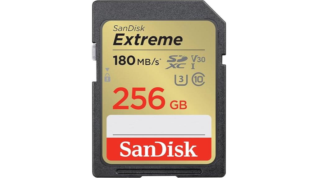 256gb sandisk extreme card