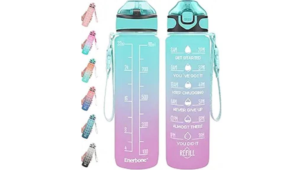 32 oz motivational water bottle