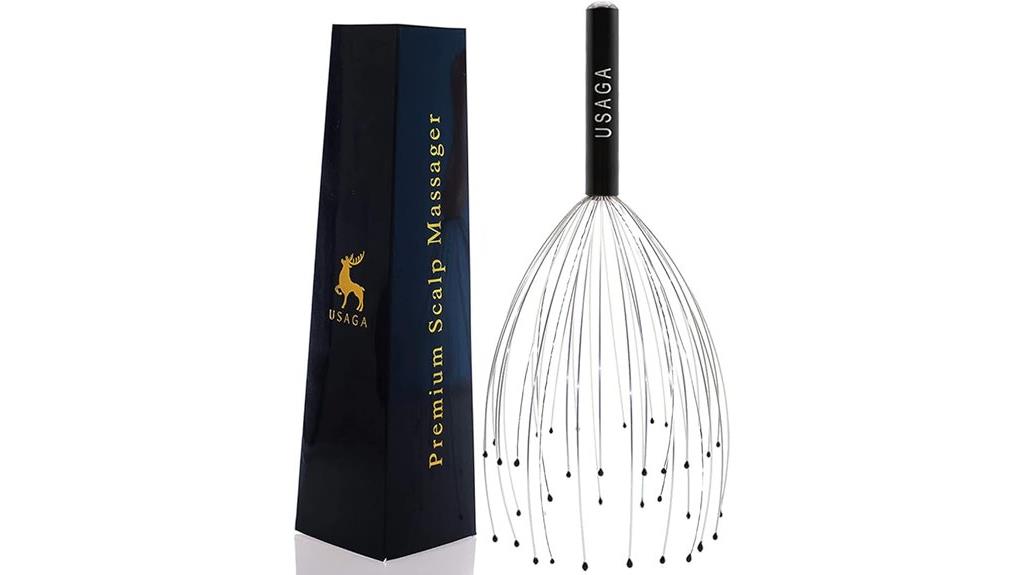 36 finger head massager