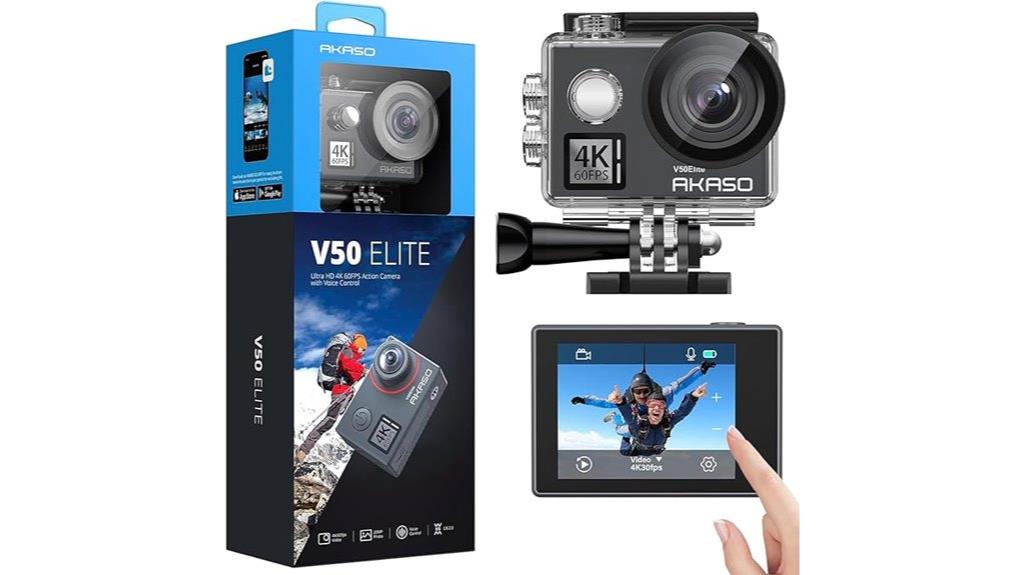 4k60fps waterproof action camera