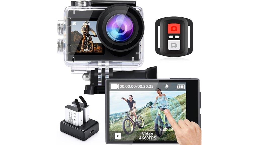 4k waterproof action camera