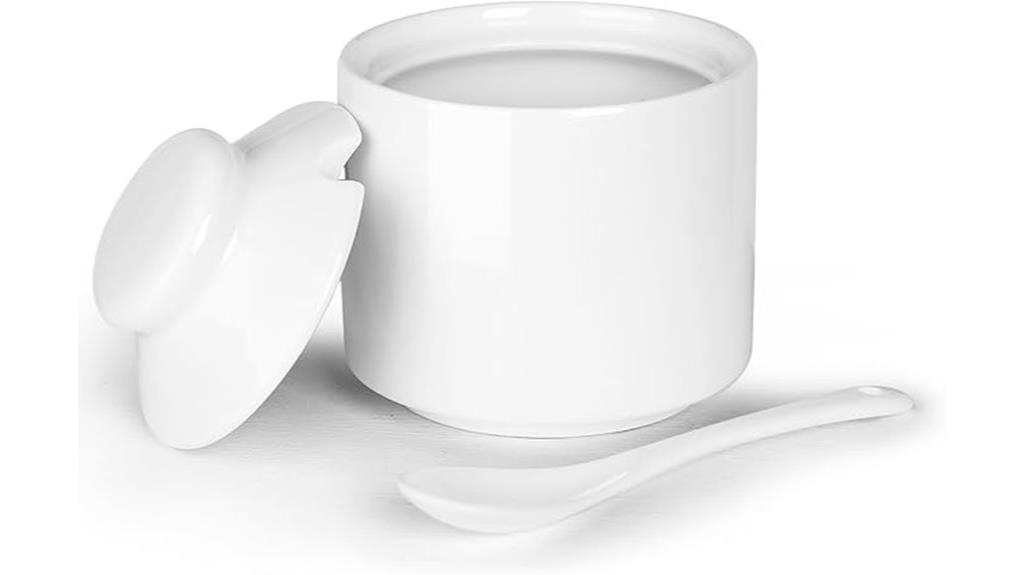 8 oz ceramic sugar bowl