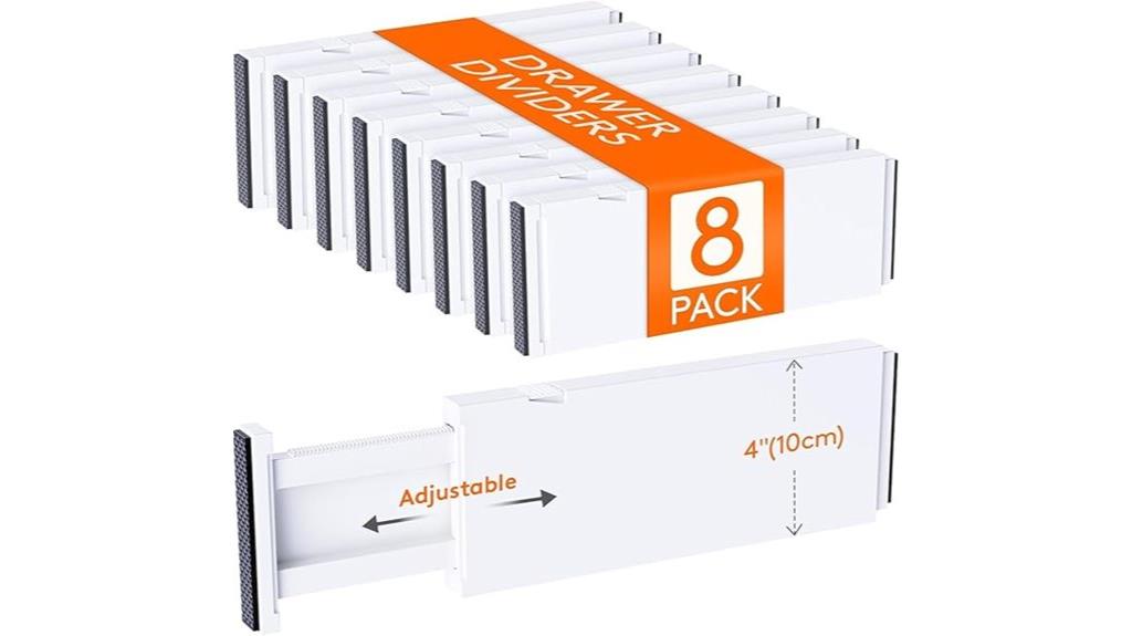 adjustable drawer divider set