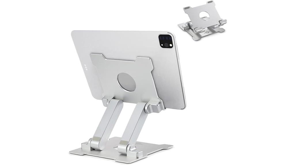 adjustable foldable aluminum stand