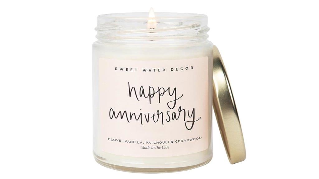 anniversary candle by sweet water