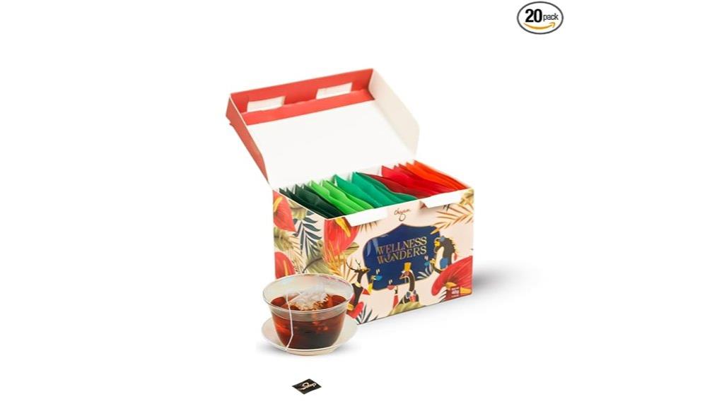 assorted tea bag collection