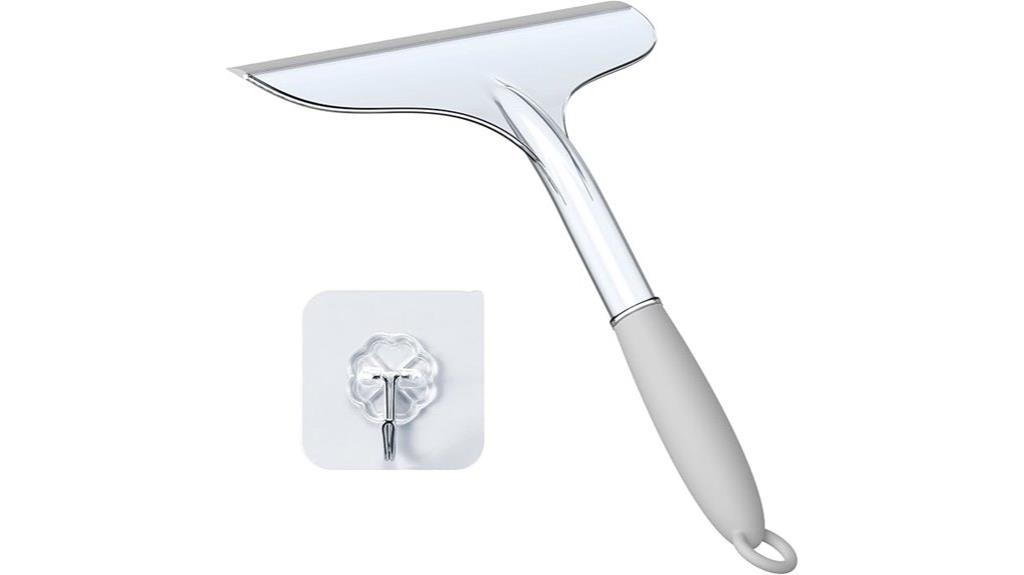 bathroom glass door squeegee