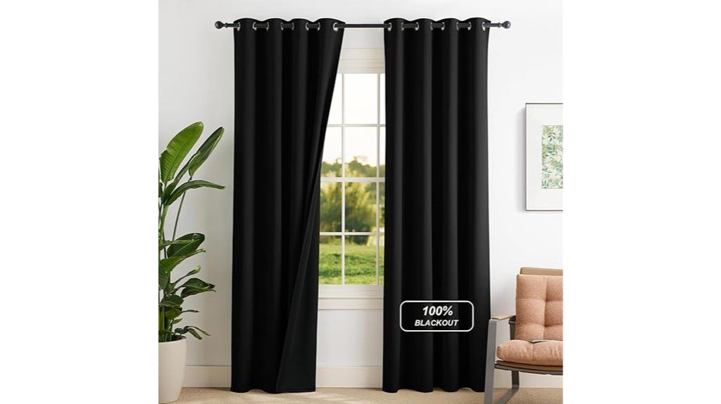 blackout bedroom curtain panels