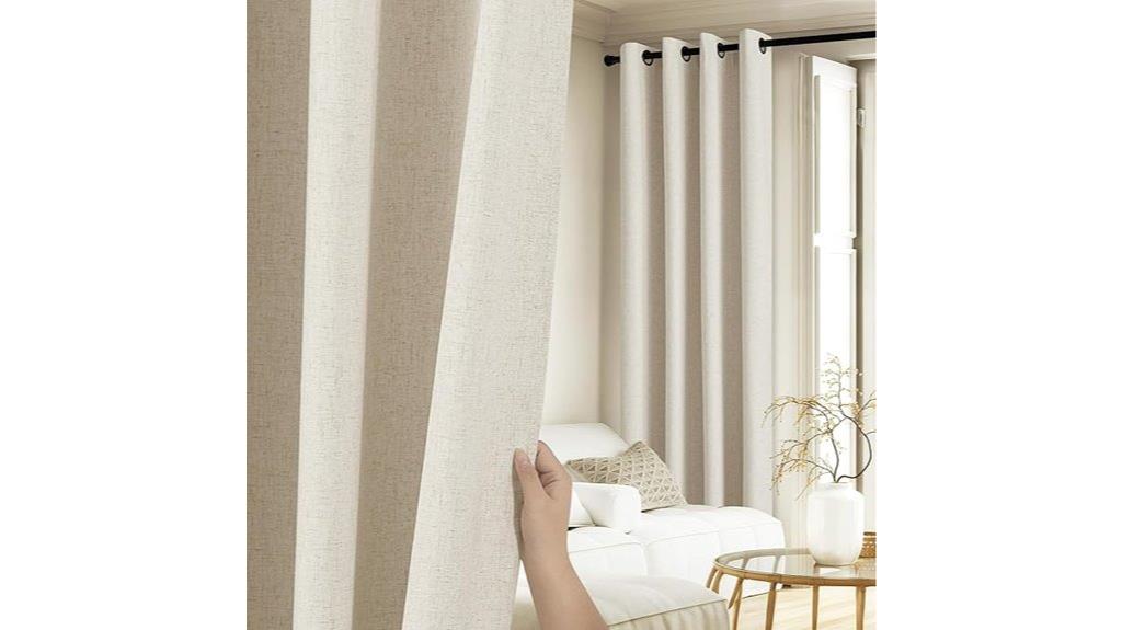 blackout linen curtains 84