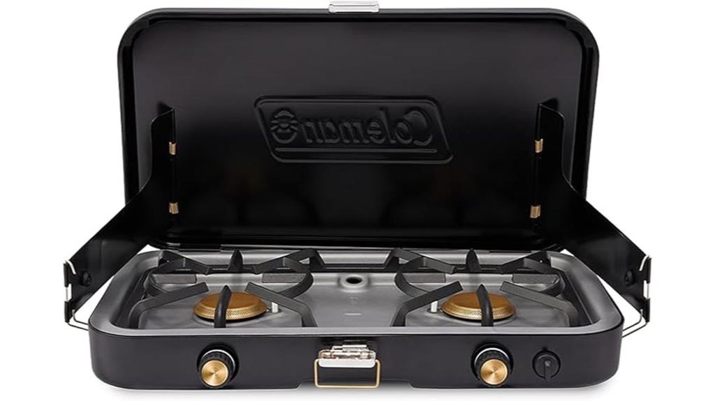 camping stove with three functions