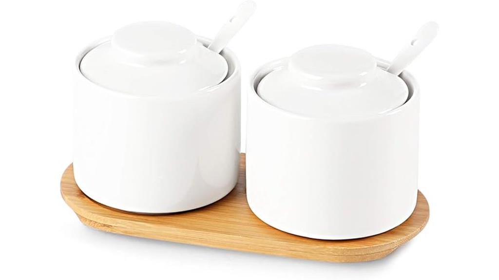 ceramic sugar bowl set