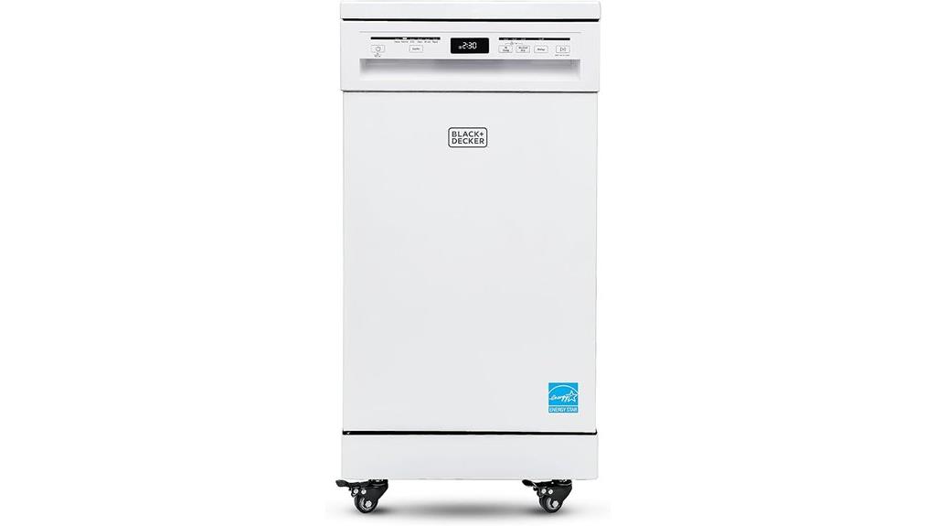 compact 18 inch portable dishwasher